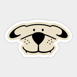 Friendly Dog Sticker